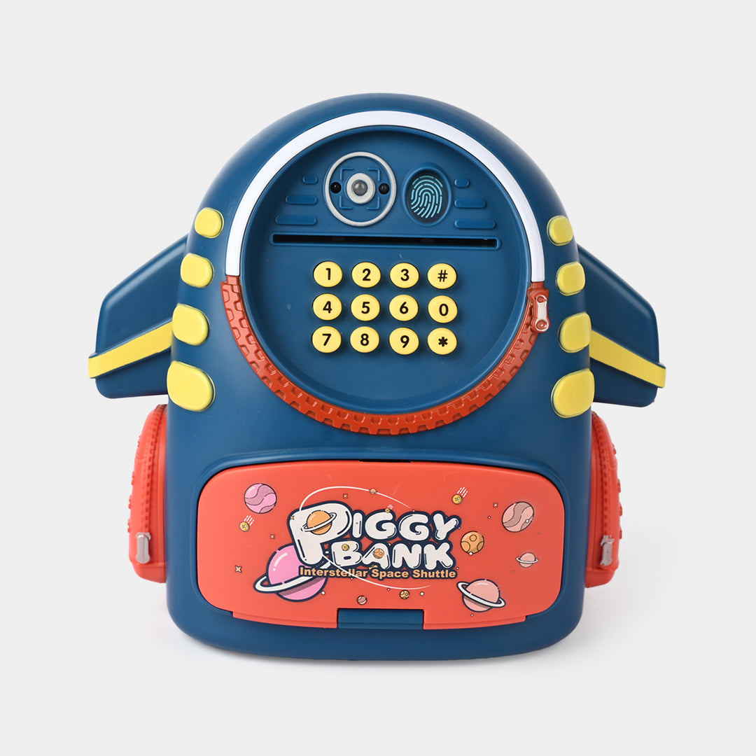 Electric Aerospace Money Bank with Light & Music Toy for Kids