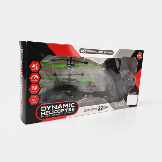 Dynamic Motion-Sensing Helicopter