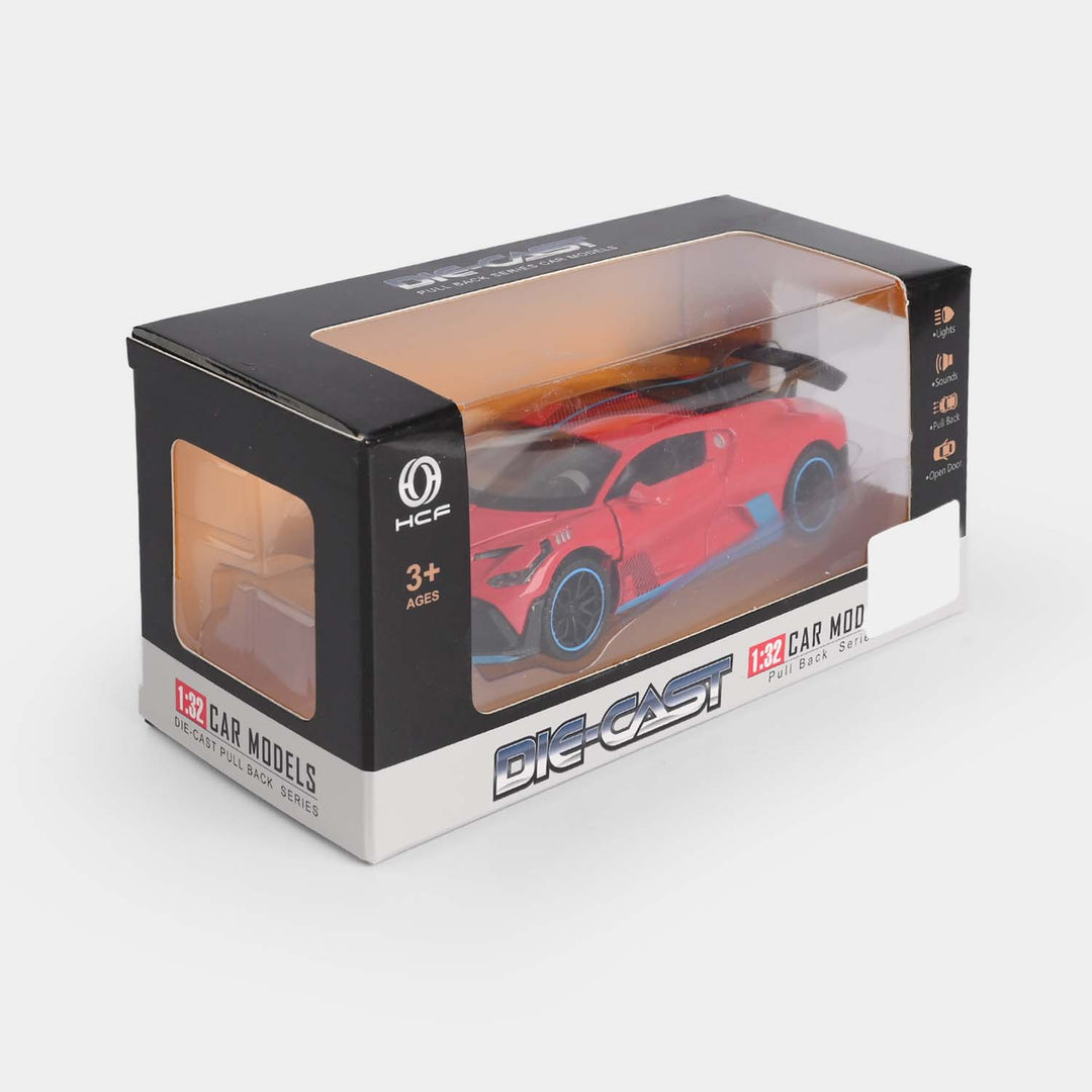 1:32 Die-Cast Pull-Back Sports Car Model
