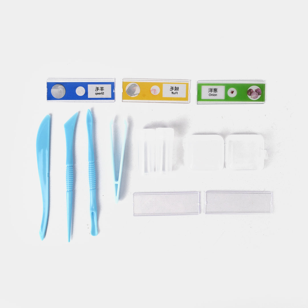 Kids Science Microscope – 100x/600x/1200x Magnification Educational Set