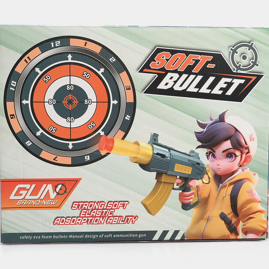 Soft foam dart blaster with protective go