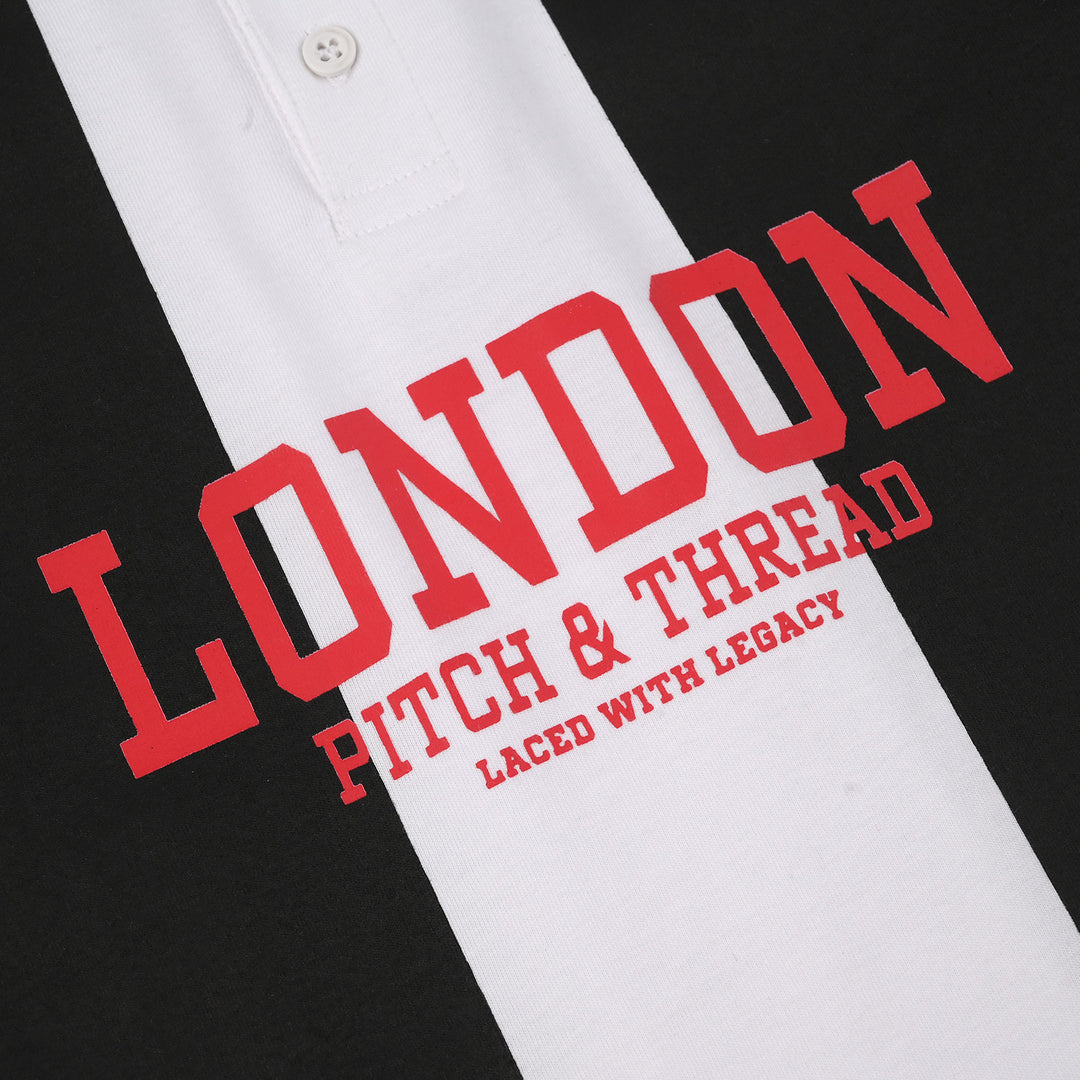 Boys Jersey/Terry Polo (London) - White/Black