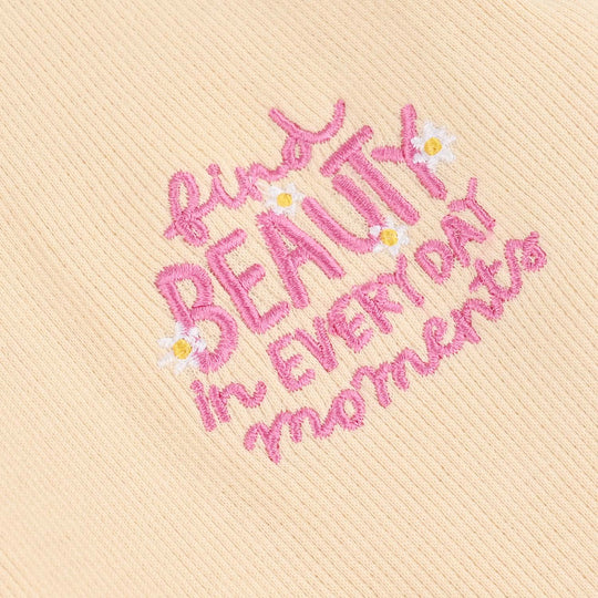 Teens Girls 2x1 Rib Pajama (Find Beauty) - Cream