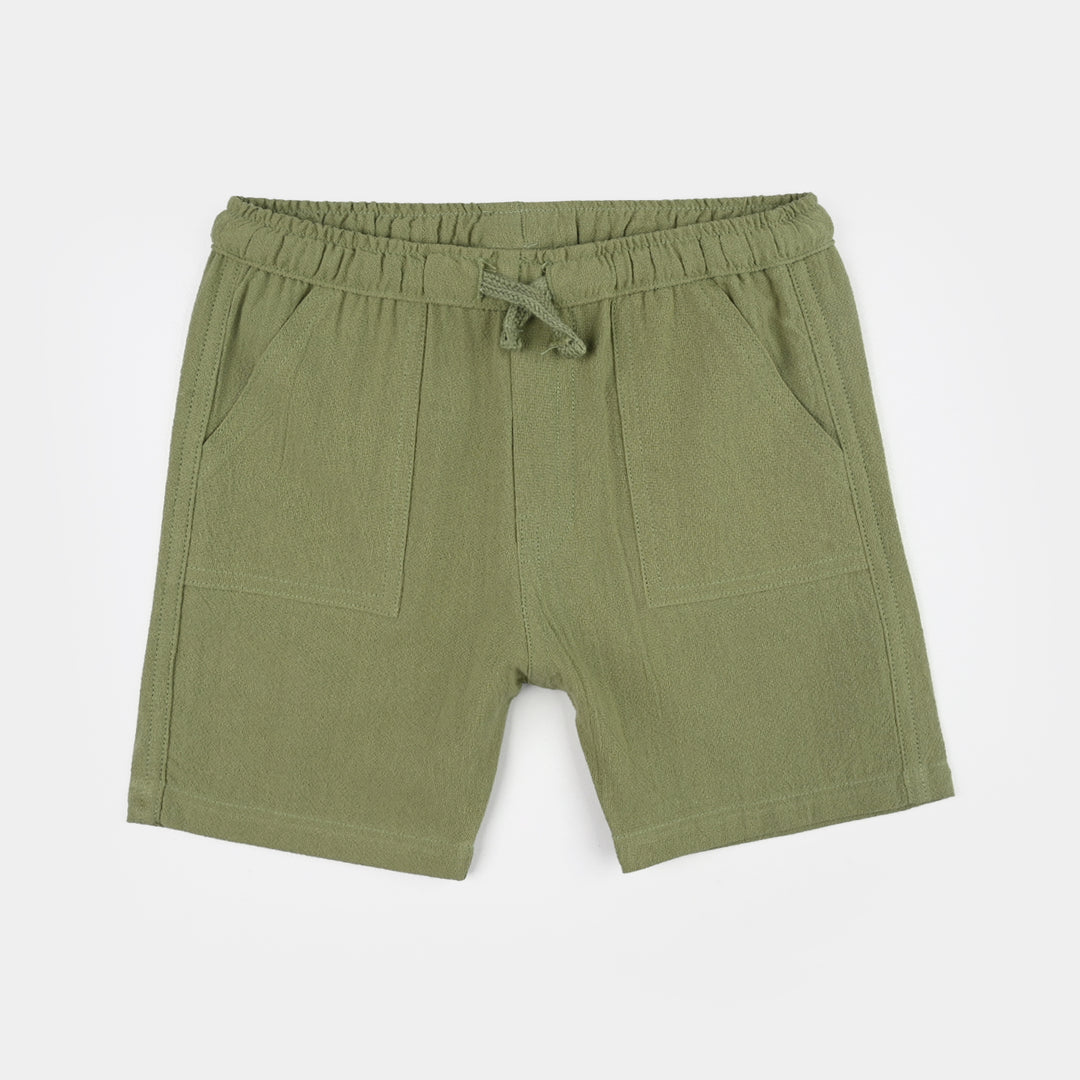 Infant Boys Cotton Woven Suit (Brave Move) - Green