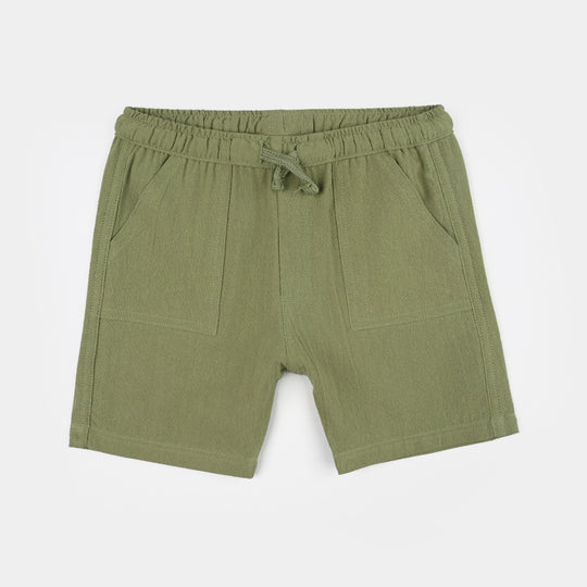 Infant Boys Cotton Woven Suit (Brave Move) - Green