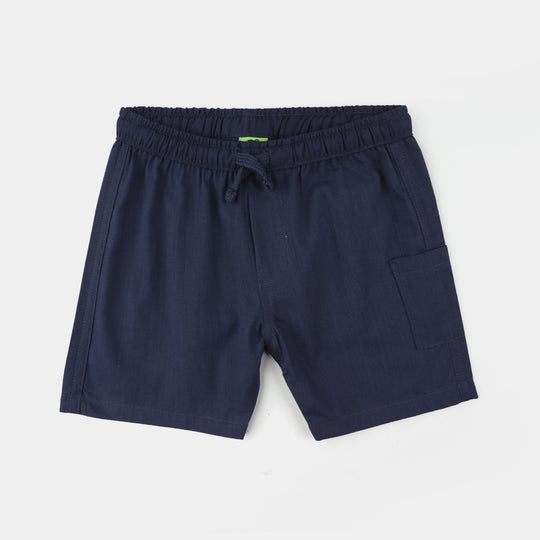 Infant Boys Cotton Slub Woven Suit (Island) - Navy