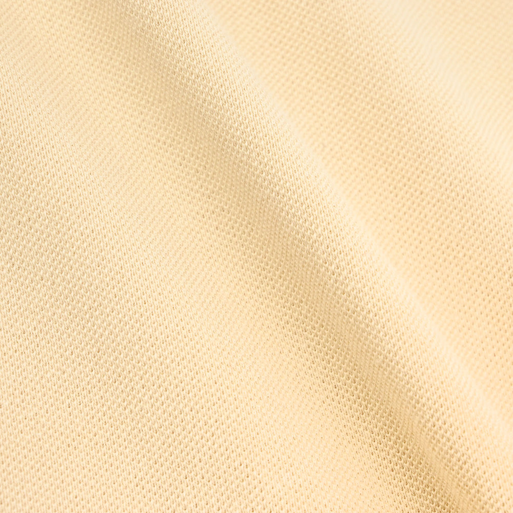 Boys Cotton PK Polo (Baseball) - Warm Sand