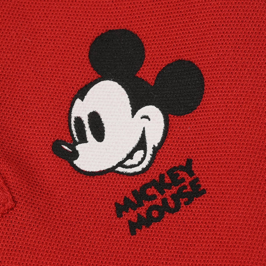 Infant Boys Cotton PK Polo Character – Red