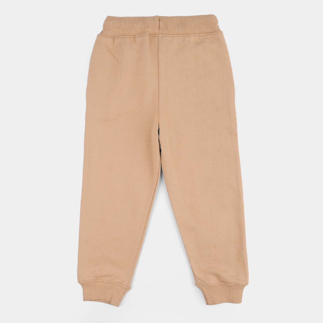 Boys Jersey/Terry Pajama (Ride) - Brown