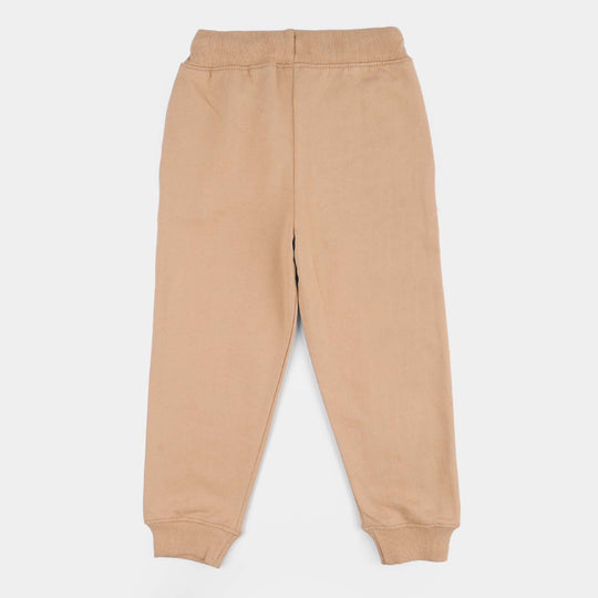 Boys Jersey/Terry Pajama (Ride) - Brown