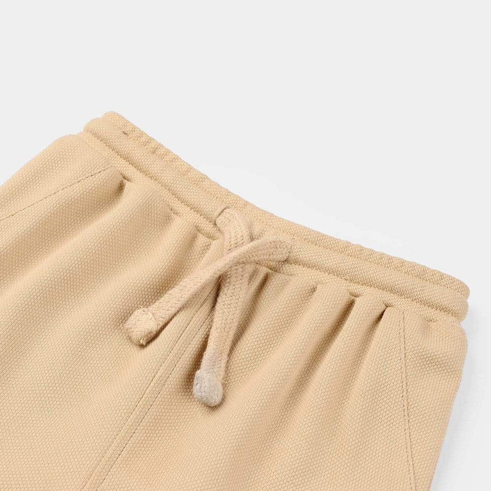 Infant Boys Cotton PK Knitted Shorts Champ – Brown