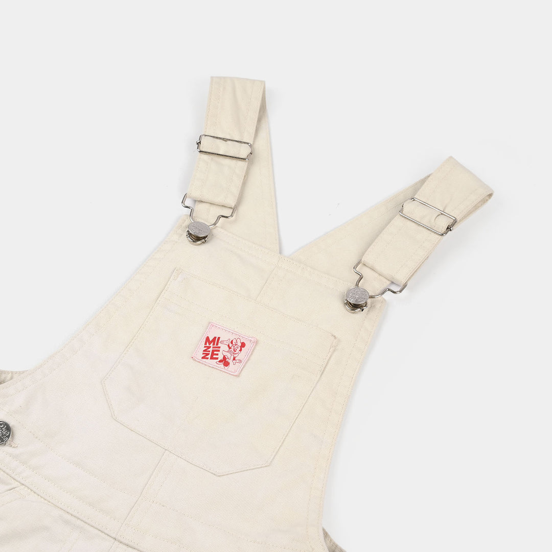 Girls Cotton Twill - Off White