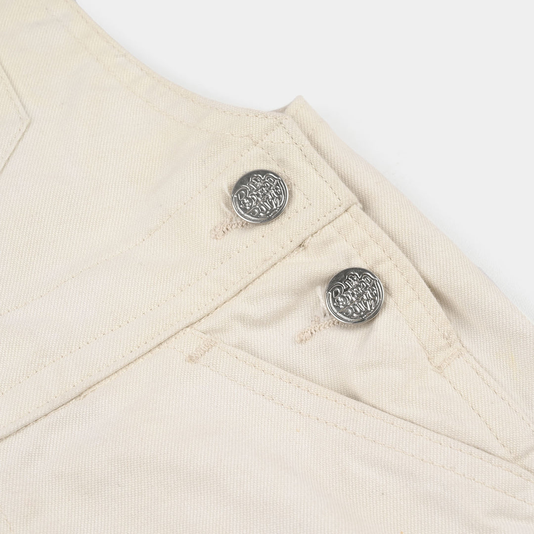 Girls Cotton Twill - Off White