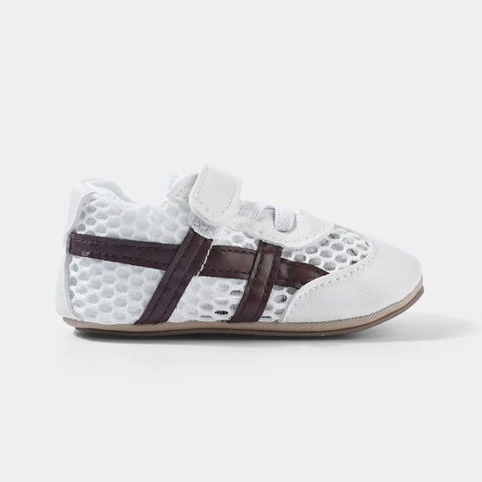 Boys Shoes 1564-Wht.Coffee