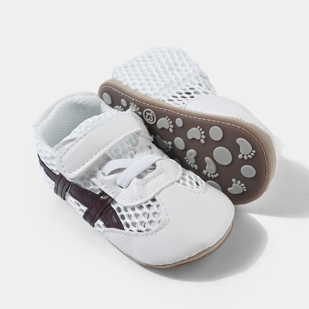 Boys Shoes 1564-Wht.Coffee