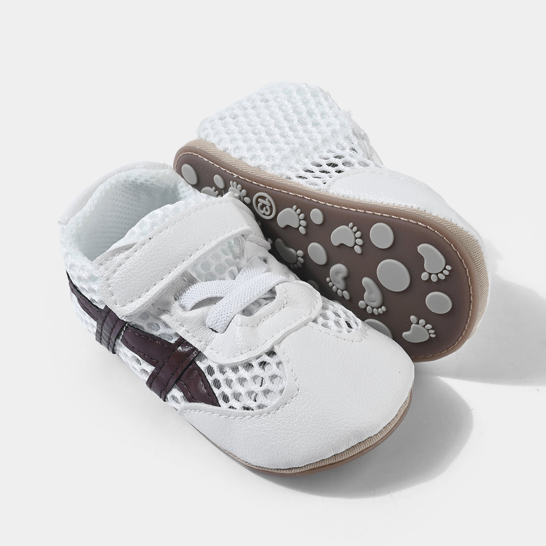 Boys Shoes 1564-Wht.Coffee