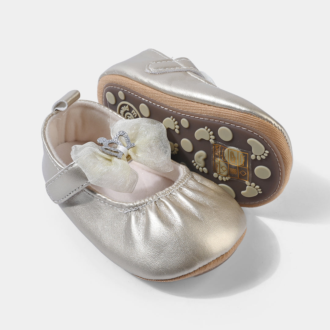 Girls Shoes 2254-Golden