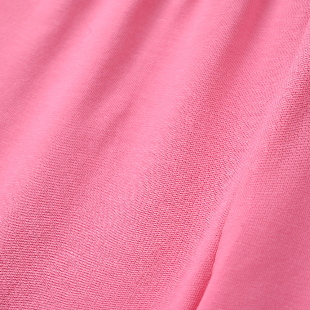 Infant Girls Lycra Jersey Tights - Hot Pink