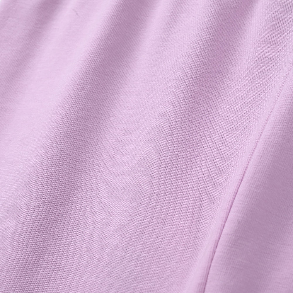 Infant Girls Lycra Jersey Tights - Purple