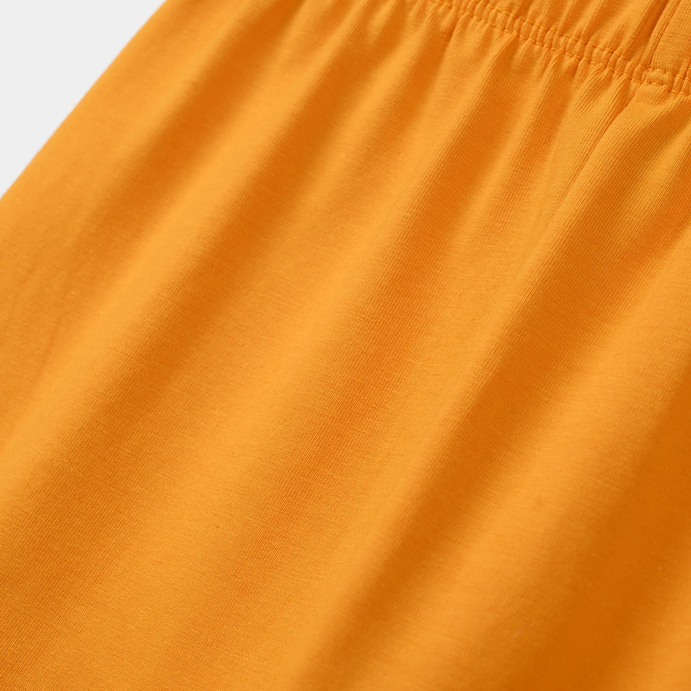 Infant Girls Lycra Jersey Tights - Yellow