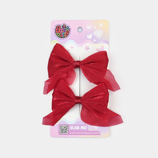 Elegant Bow Style Twins Hair Pin