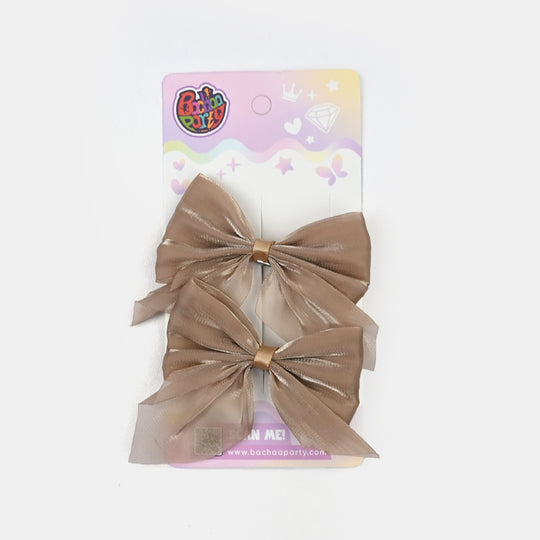 Elegant Bow Style Twins Hair Pin