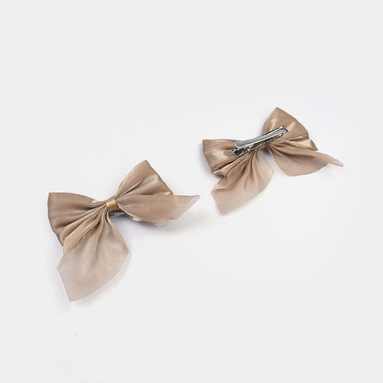 Elegant Bow Style Twins Hair Pin