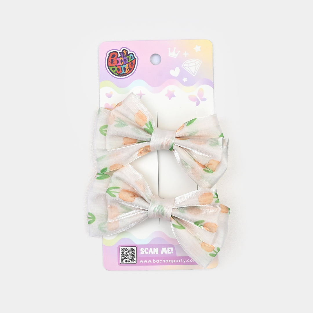 Elegant Bow Style Twins Hair Pin