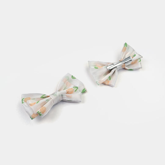 Elegant Bow Style Twins Hair Pin