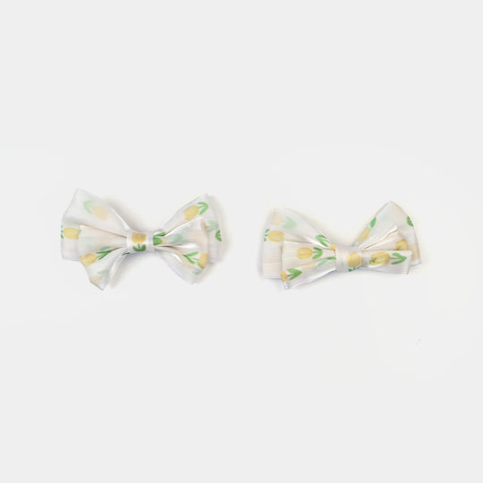 Elegant Bow Style Twins Hair Pin
