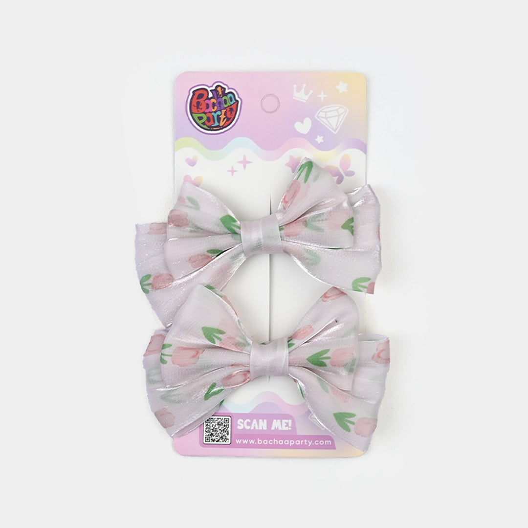 Elegant Bow Style Twins Hair Pin