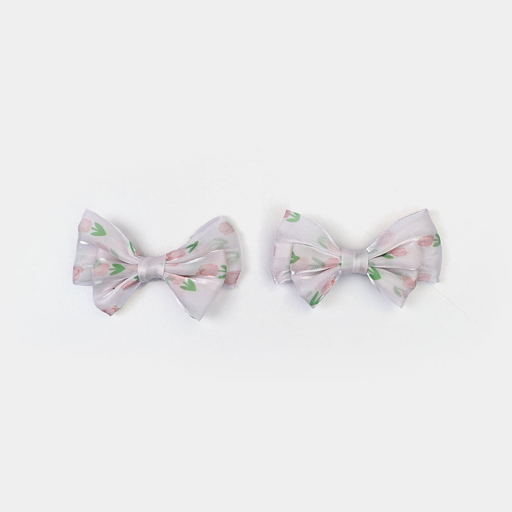 Elegant Bow Style Twins Hair Pin