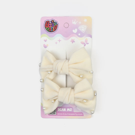 Elegant Bow Style Twins Hair Pin