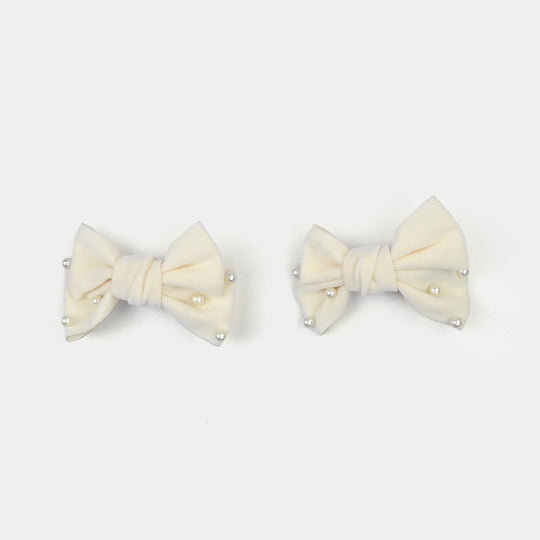 Elegant Bow Style Twins Hair Pin