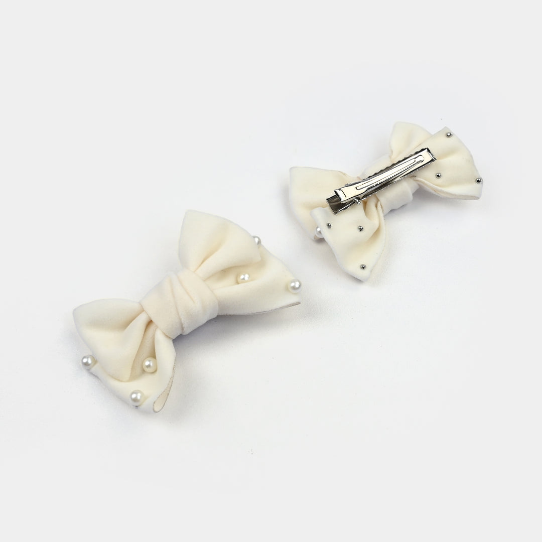 Elegant Bow Style Twins Hair Pin