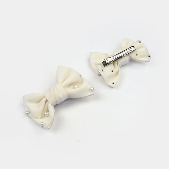 Elegant Bow Style Twins Hair Pin