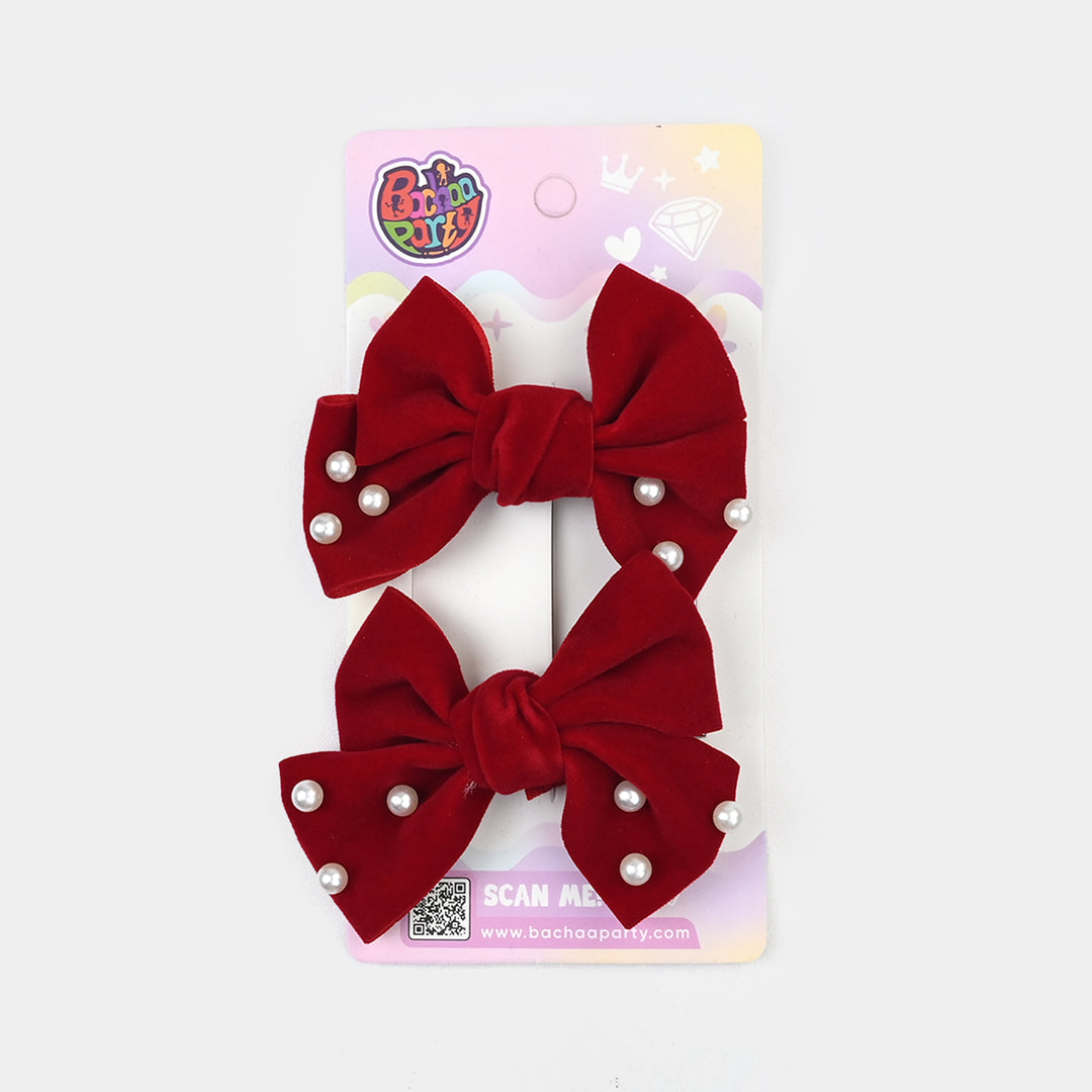 Elegant Bow Style Twins Hair Pin