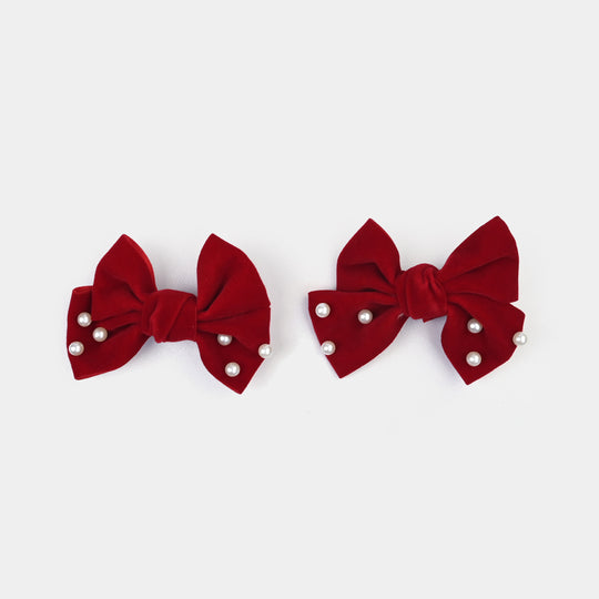 Elegant Bow Style Twins Hair Pin