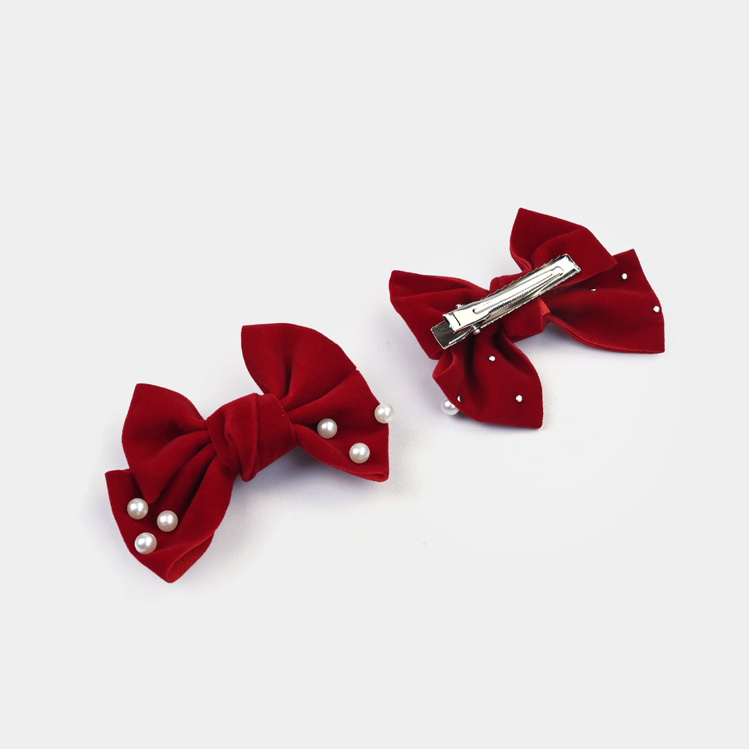 Elegant Bow Style Twins Hair Pin