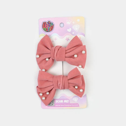 Elegant Bow Style Twins Hair Pin