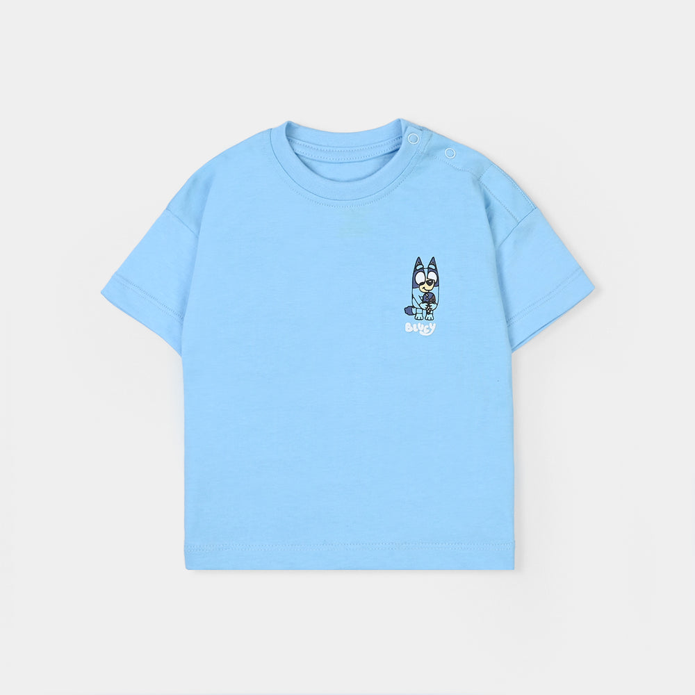 Infant Boys Jersey/Terry T-Shirt - Blue