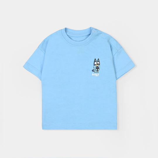 Infant Boys Jersey/Terry T-Shirt Bluey-Airy.Blue