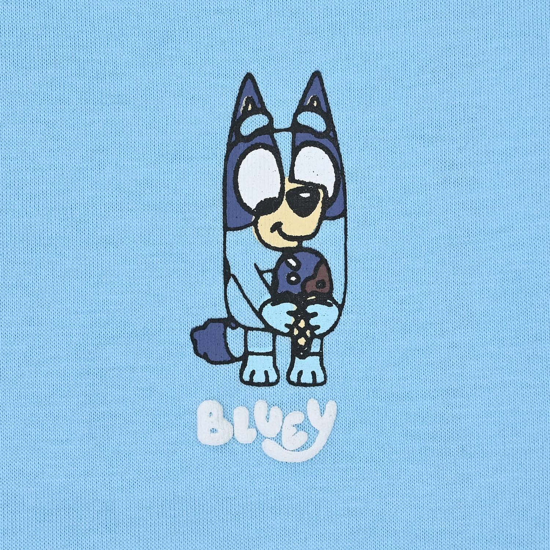Infant Boys Jersey/Terry T-Shirt Bluey-Airy.Blue