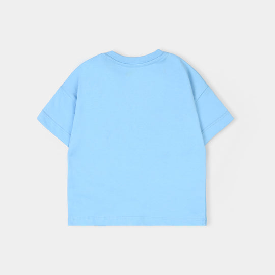 Infant Boys Jersey/Terry T-Shirt Bluey-Airy.Blue