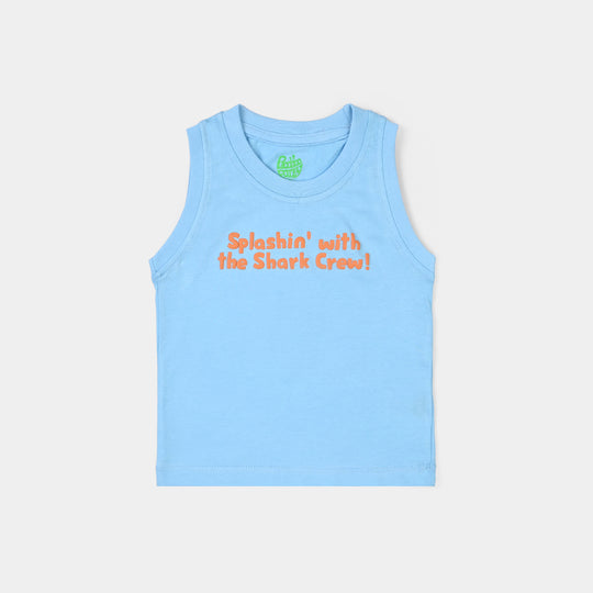 Infant Boys Jersey/Terry Sando Splashin- Blue