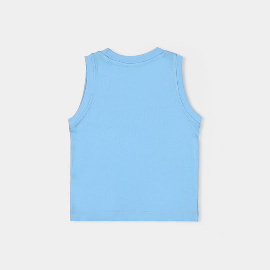 Infant Boys Jersey/Terry Sando Splashin- Blue