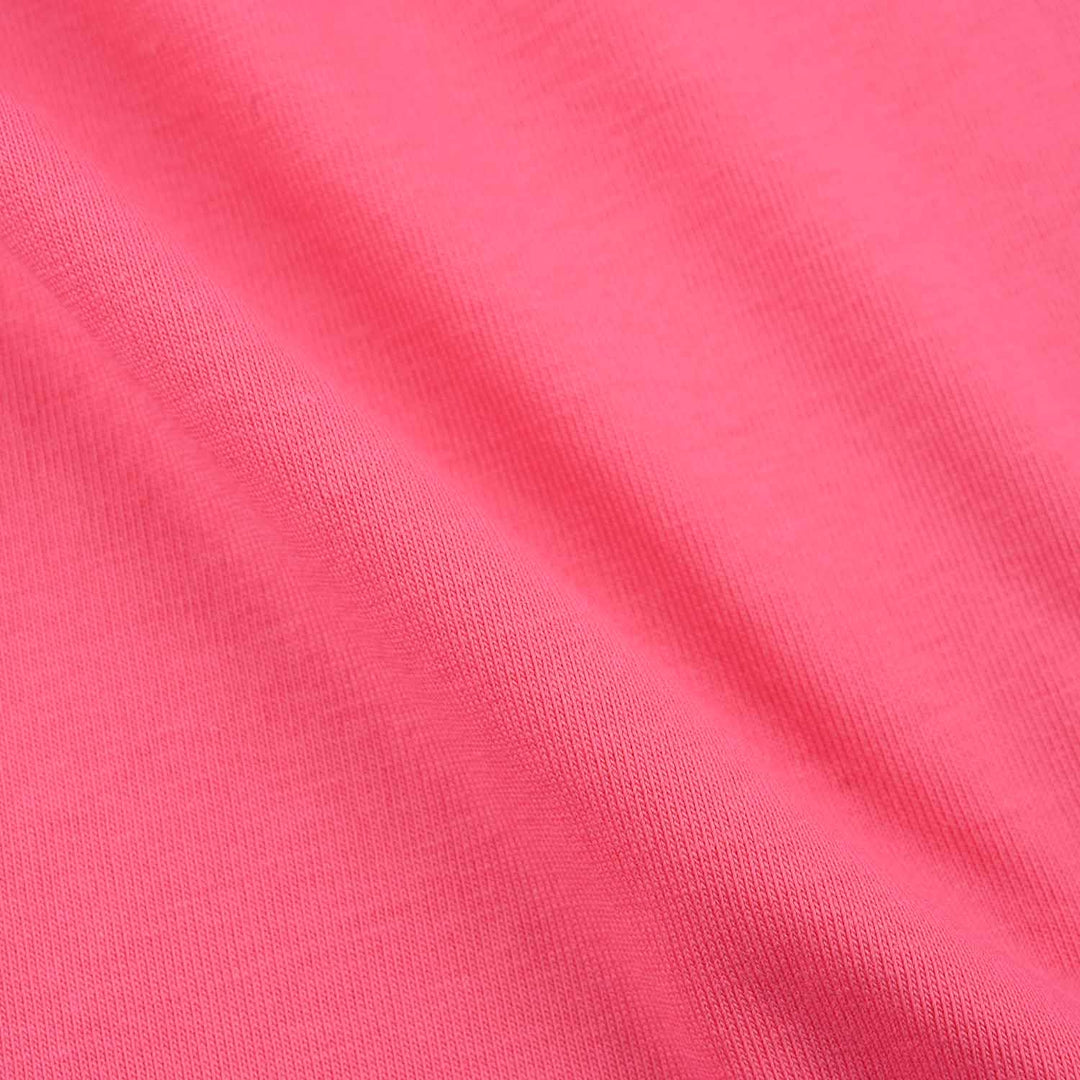 Boys Lycra Jersey Basic T-Shirt - Hot Pink