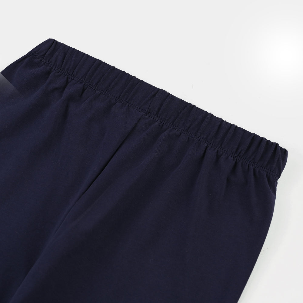 Girls Lycra Jersey Tights – Blue