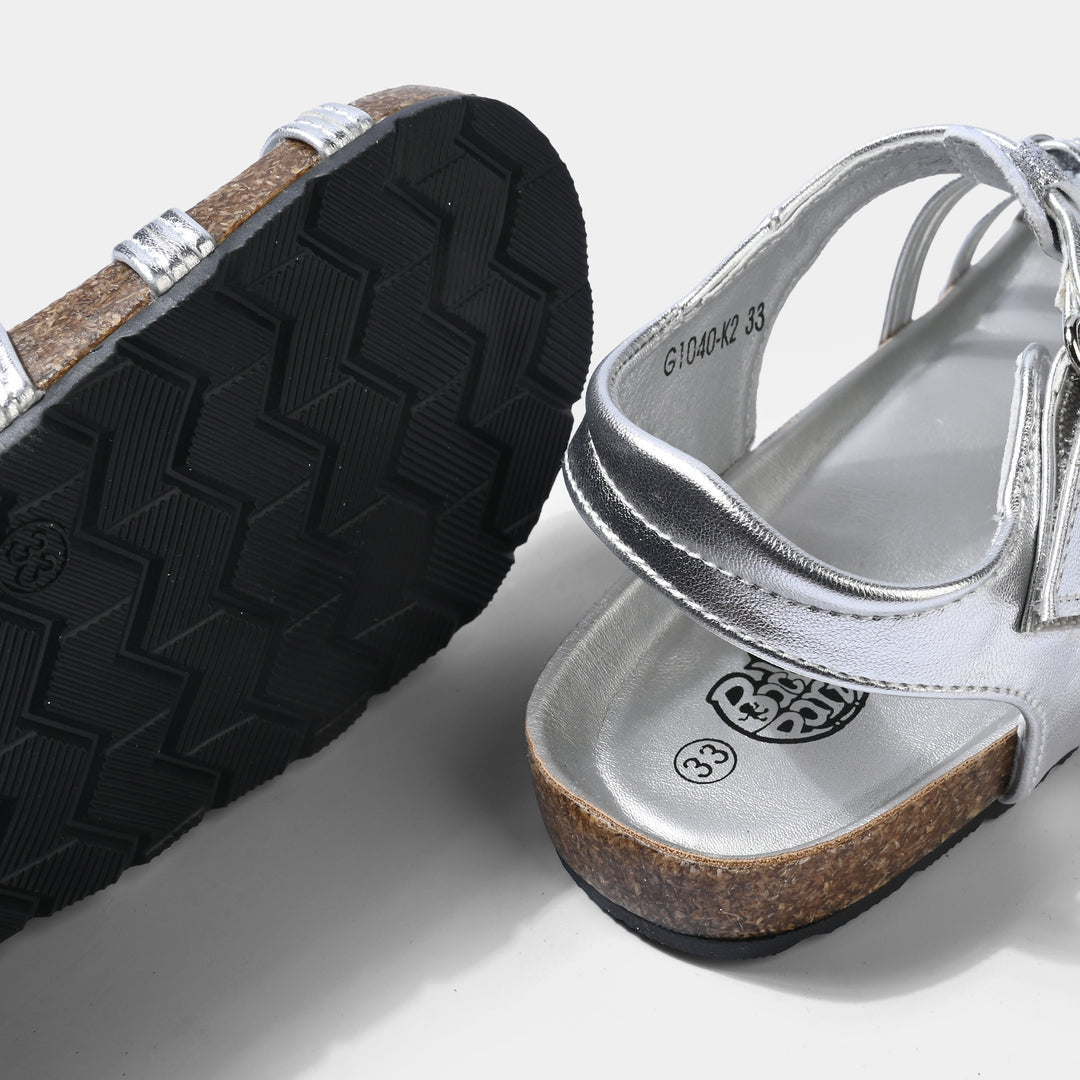 Girls Sandal G1040-K2-SILVER