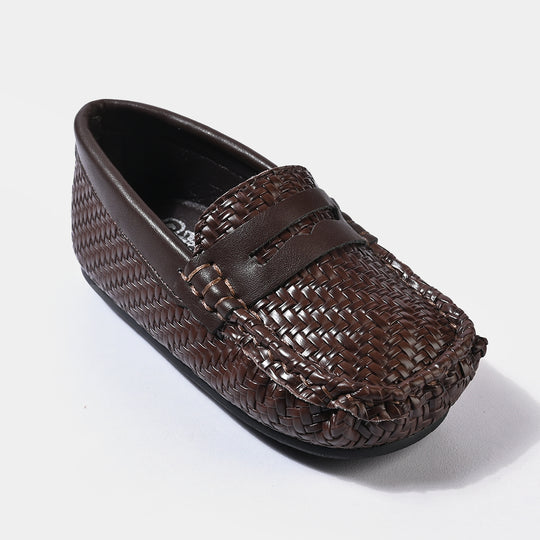 Boys Loafer H502-B10-COFFEE